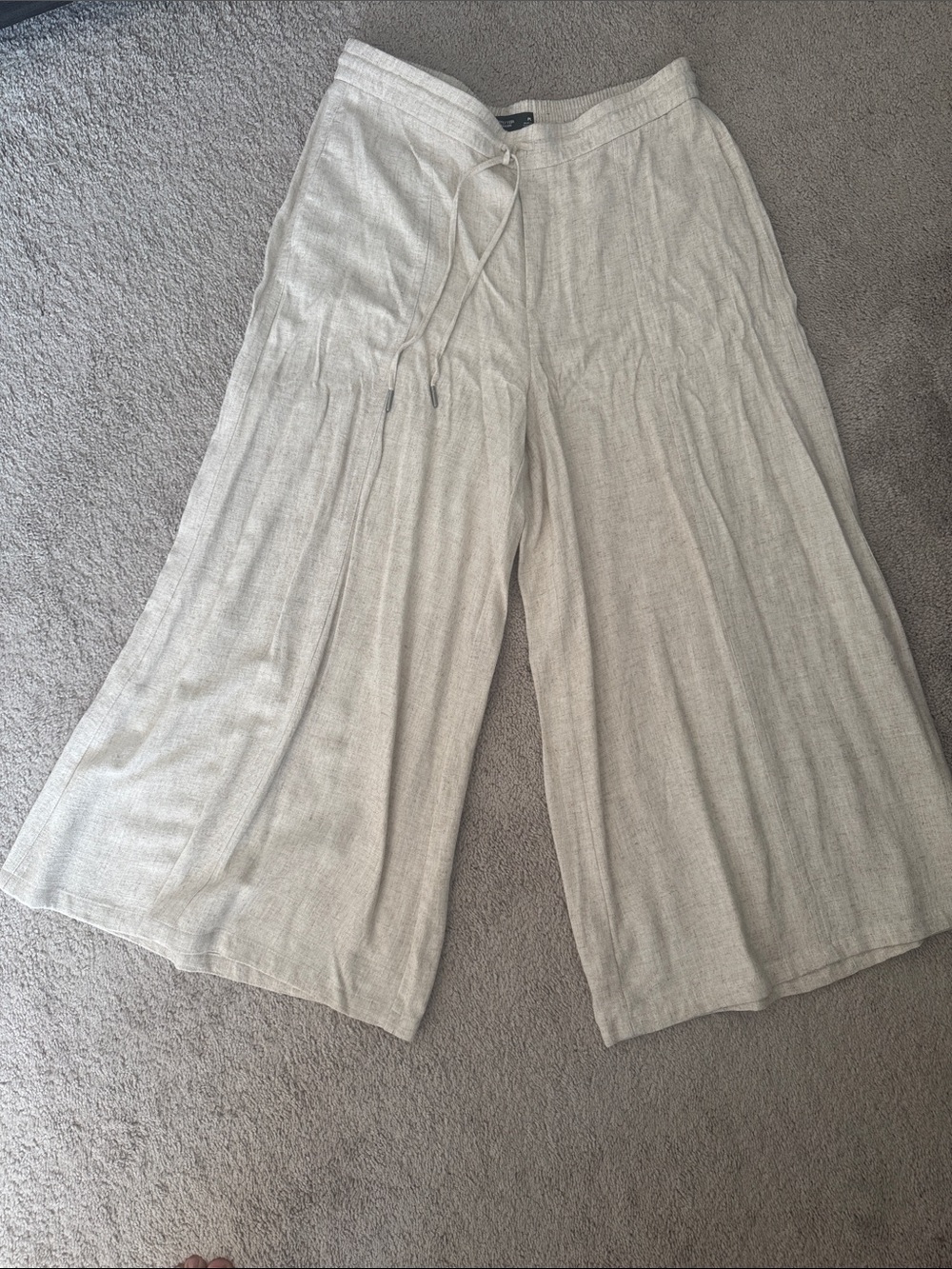 Simply Vera Vera Wang Neutral Knit Wide-Leg Pants